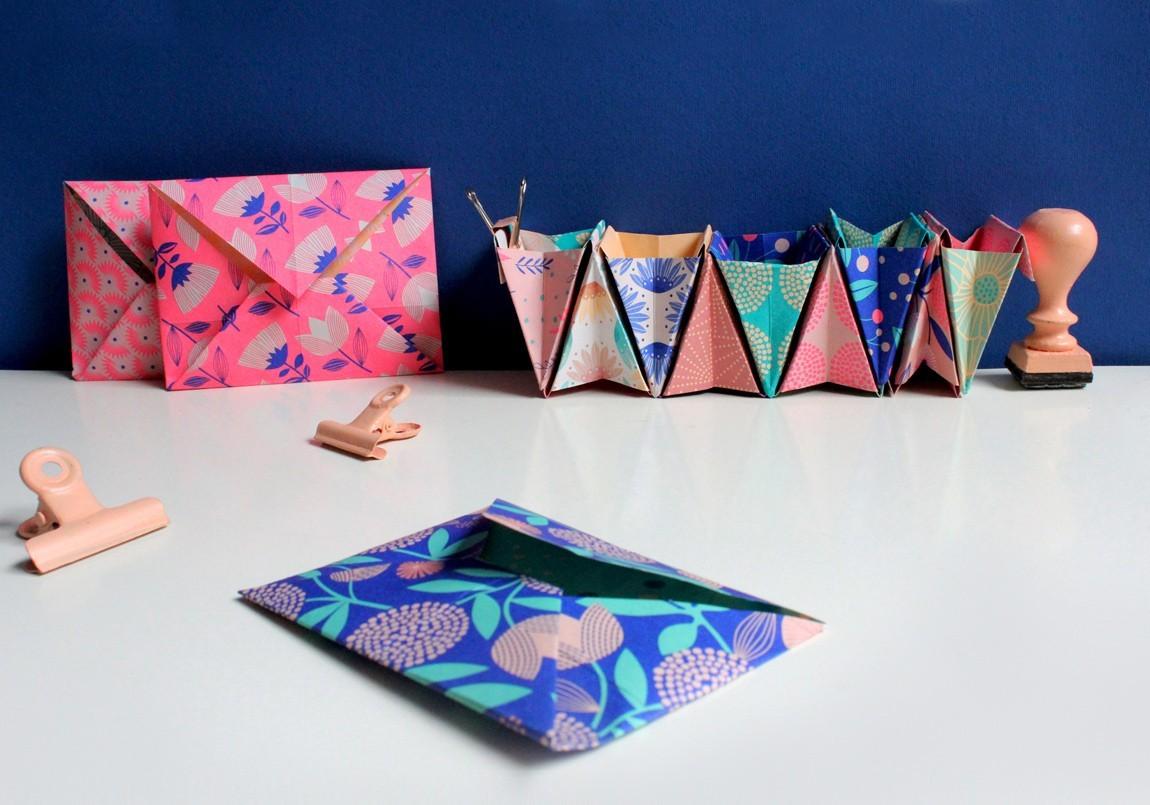 Coffret Papier Origami Fête 24 feuilles recto verso Artiste Mini Labo –  monpetitart