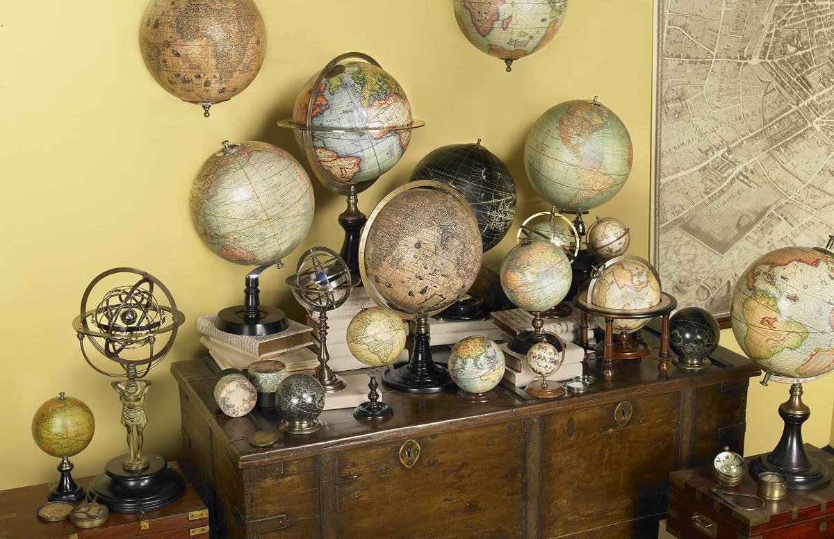 Globe terrestre décoration Vaugondy 1745 GL008D