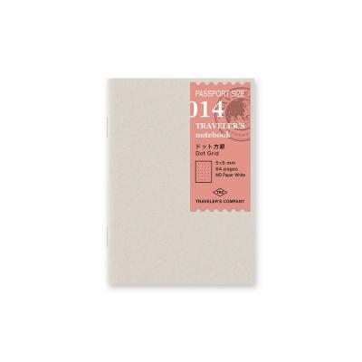 Traveler's Notebook 014 Carnet grille points, taille Passeport