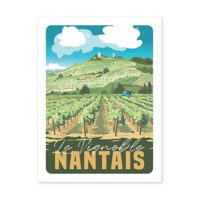 Affiche LE VIGNOBLE NANTAIS - 30x40cm