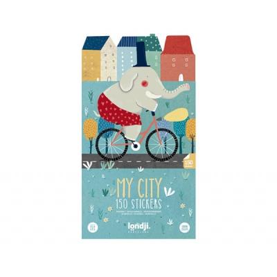 Stickers CITY - Set de 150 autocollants amovibles