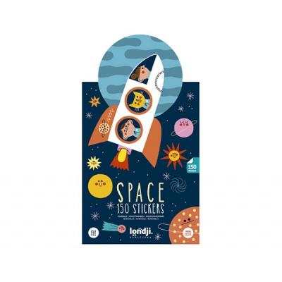 Stickers SPACE - Set de 150 autocollants amovibles