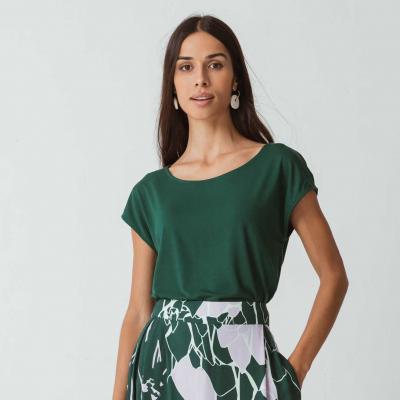 T-shirt modal ATALIA vert intense