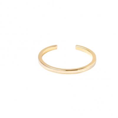 Bague fine BANGLE Blanc Sable
