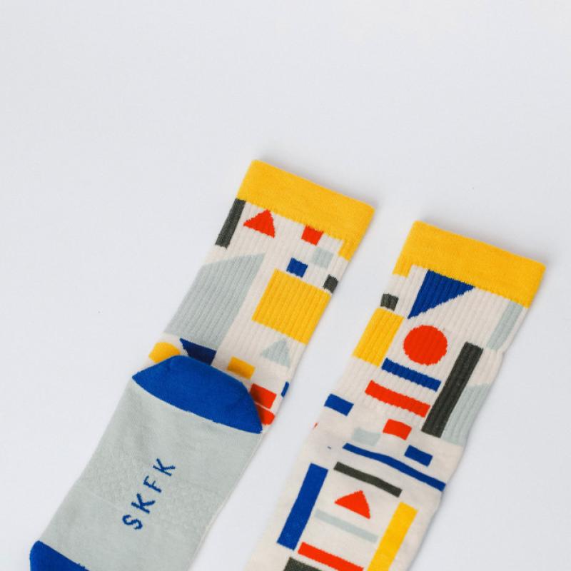 Chaussettes EPEL motif Geo multicolore, taille 37-41