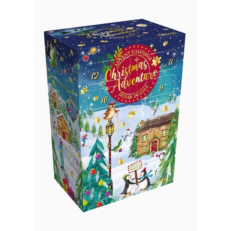 Calendrier de l'Avent Guirlande 24 puzzles