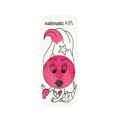 Vernis enfant base eau SISSI rose pailleté