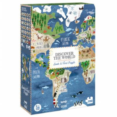 Puzzle DISCOVER THE WORLD, 200 pièces