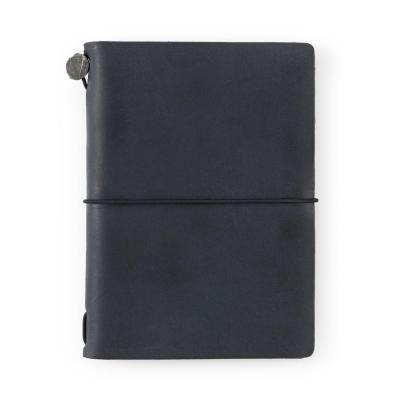 Traveler's Notebook Kit de démarrage Couverture Cuir Noir, taille Passeport