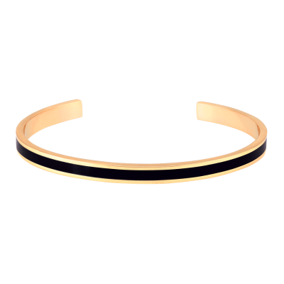 Jonc ouvert BANGLE Noir