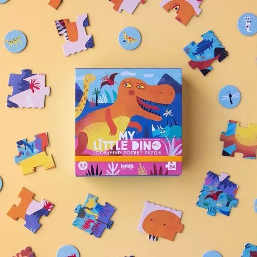 Puzzle MY LITTLE DINO version pocket, 24 pièces