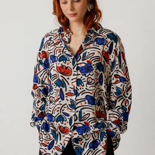 Chemise AMAGOIA motif Garden