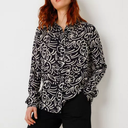 Chemise ASUNE motif Garden