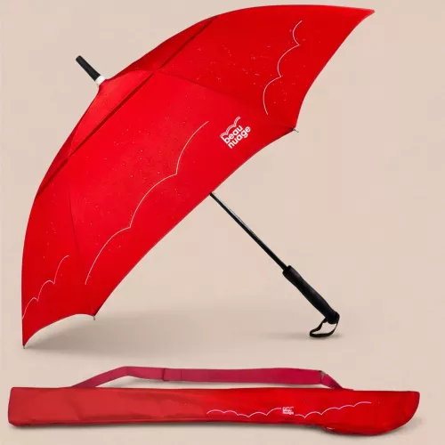 Parapluie Le Gentleman Rouge rubis