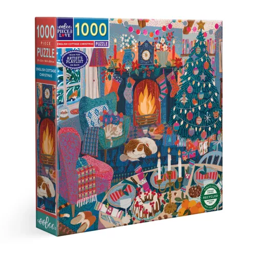 Puzzle ENGLISH COTTAGE CHRISTMAS 1000 pièces