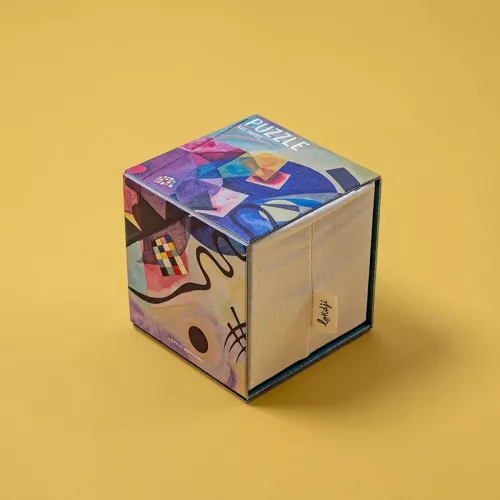 Cube Puzzle KANDINSKY GELB-ROT-BLAU 520 pièces
