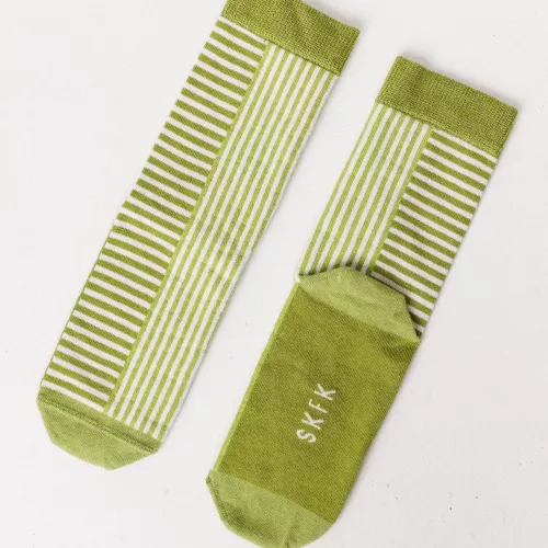 Chaussettes EPEL rayure vert