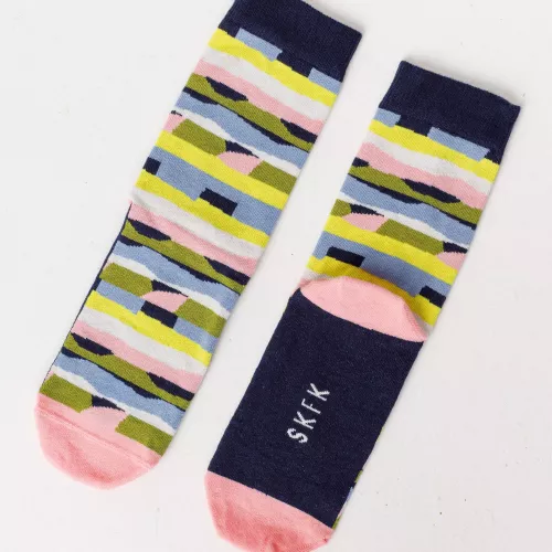 Chaussettes EPEL abstrait multicolore