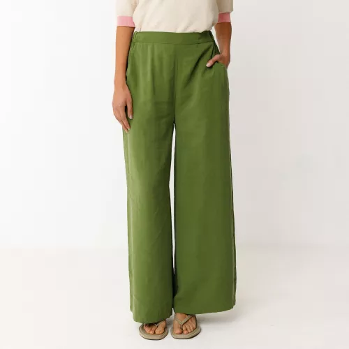 Pantalon KLODIN vert avocat