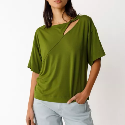 T-shirt AMARA vert avocat