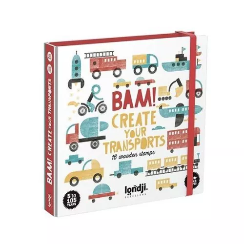 Jeu tampons BAM! Transports