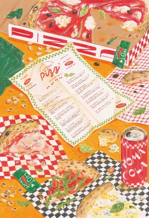 Puzzle PIZZA A EMPORTER, 1000 pièces