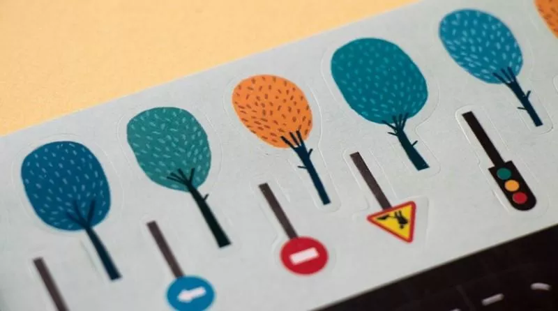 Stickers CITY - Set de 150 autocollants amovibles – vue 3