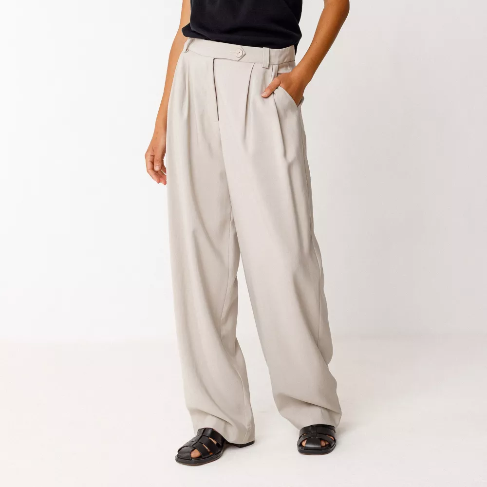 Pantalon HAIDE gris clair – vue 2