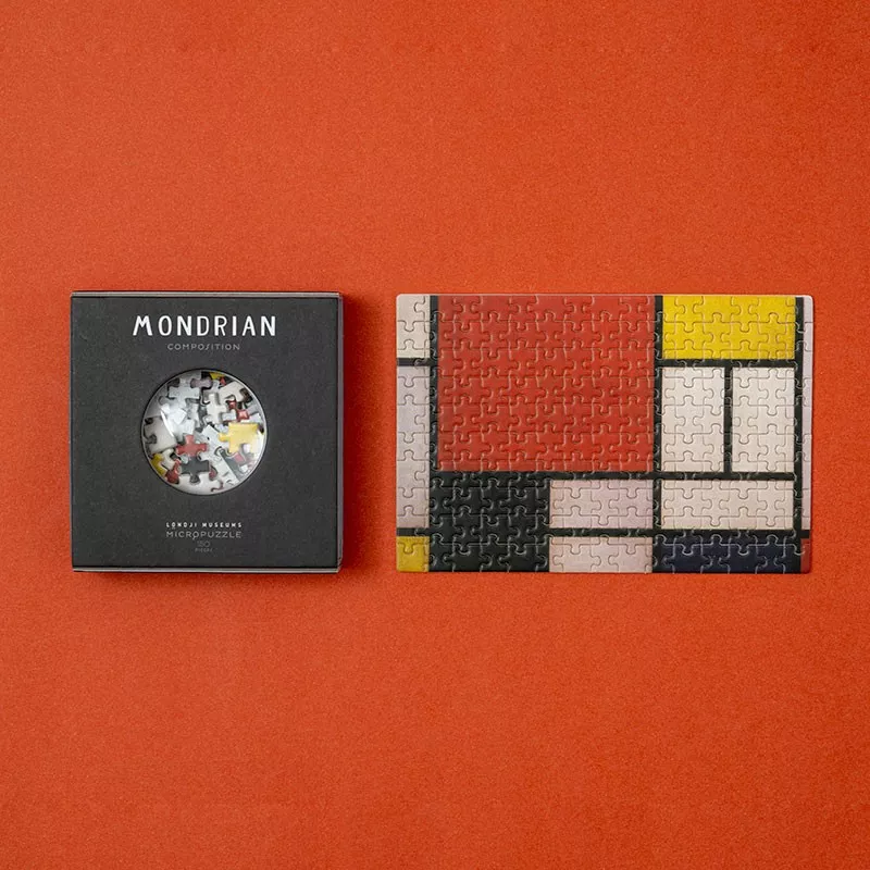 Zoom MicroPuzzle MONDRIAN COMPOSITION 150 pièces – vue 2