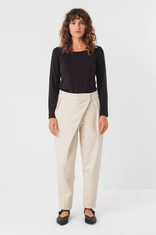 Pantalon GOIANNE crème