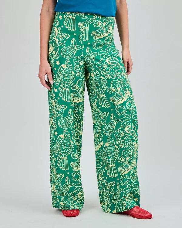 Pantalon ASIS PERCALES CROCODYLUS vert