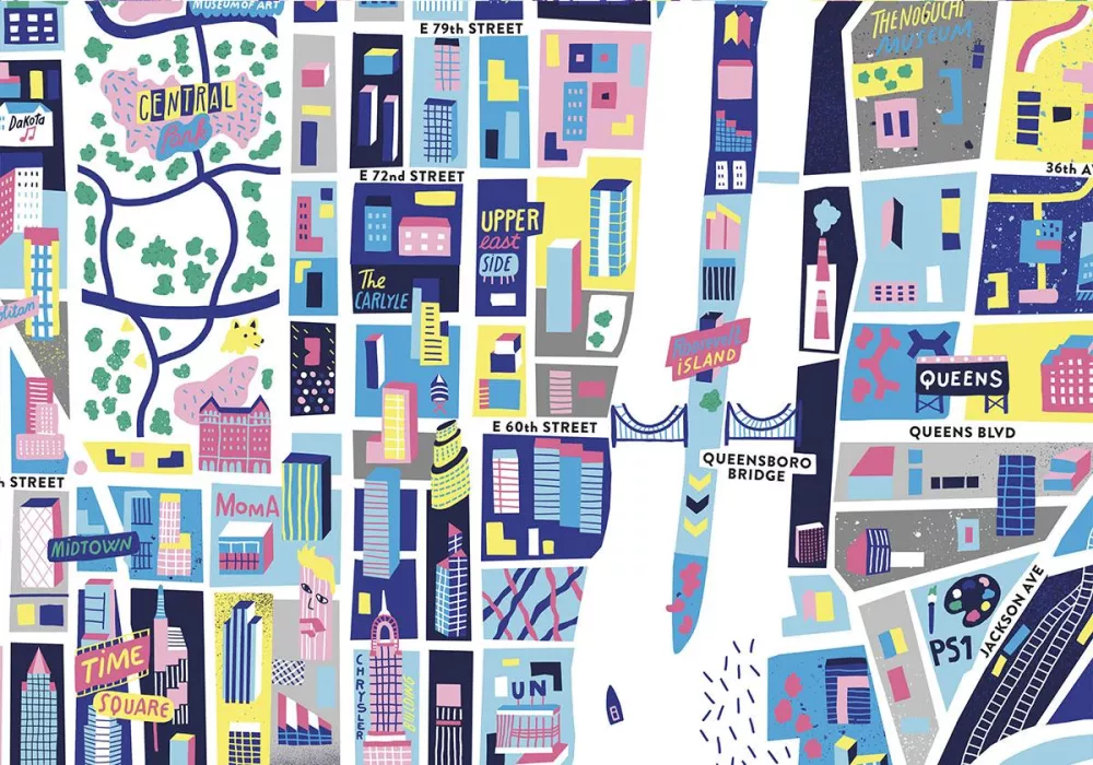 Affiche New York 70x100cm – vue 2