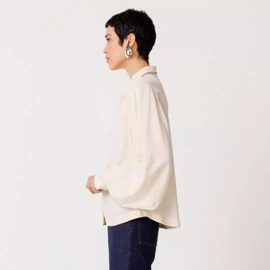 Chemise MATTI crème – vue 3