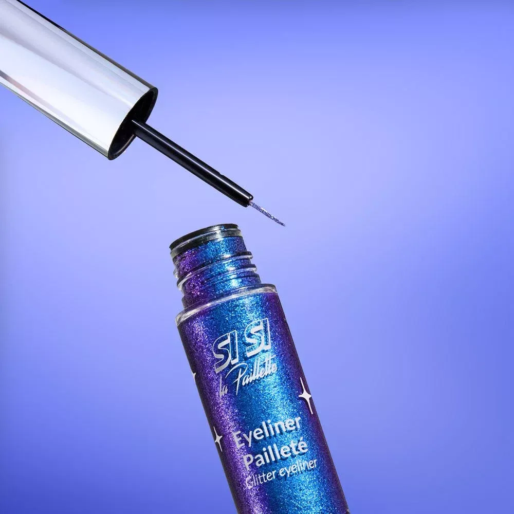 Eyeliner Pailleté Bleu Électrique – vue 3