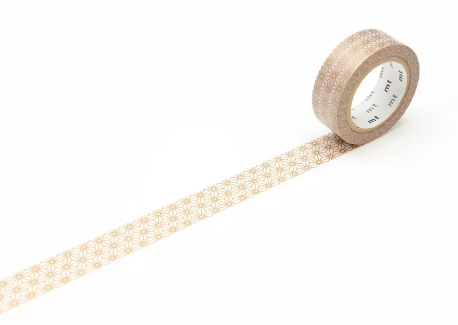 Rouleau 15mm x 10m Motif étoile or asanoha sinchu – vue 2