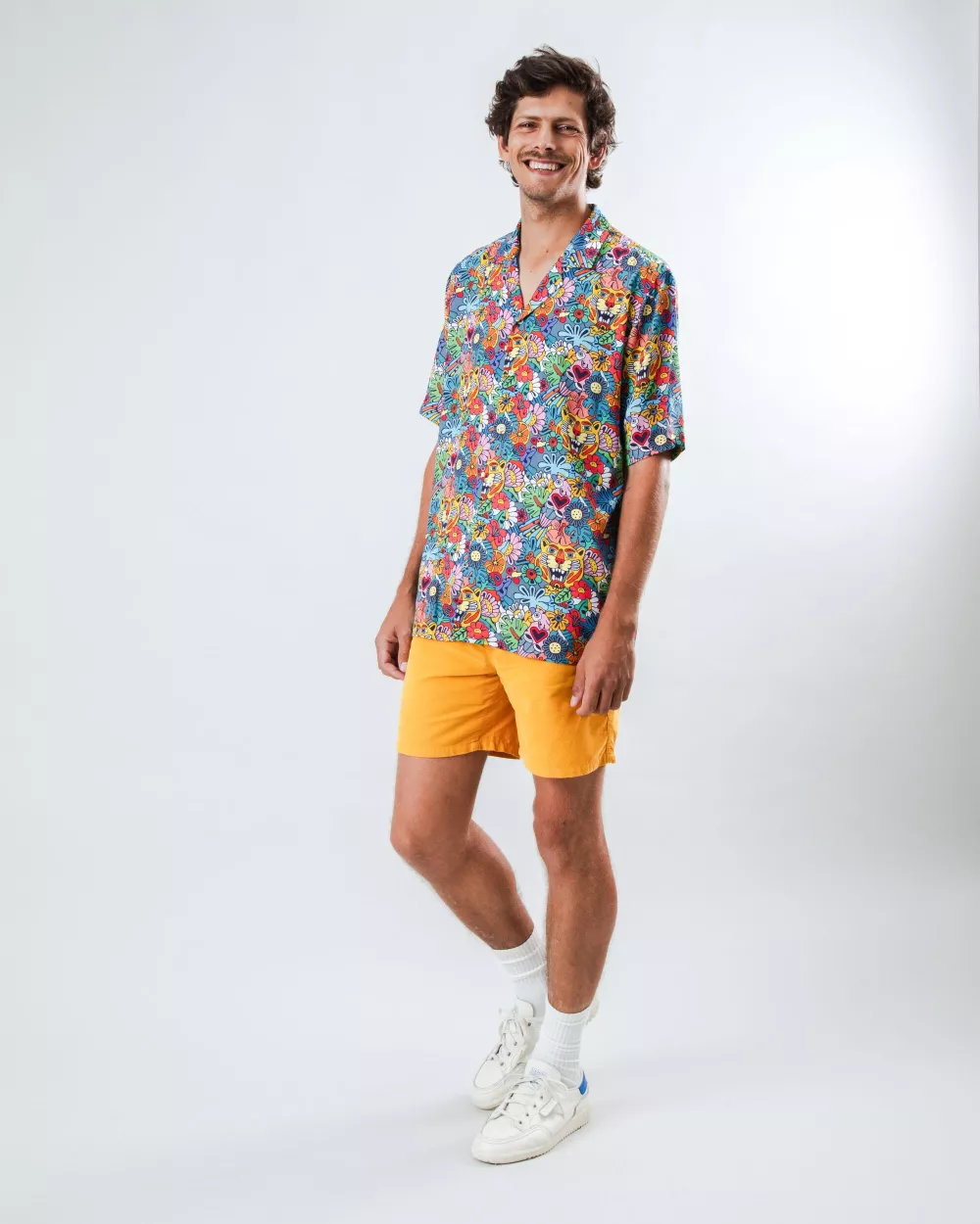 Chemise Homme Aloha ASIS PERCALES TUTTI FRUTTI multicolore – vue 3