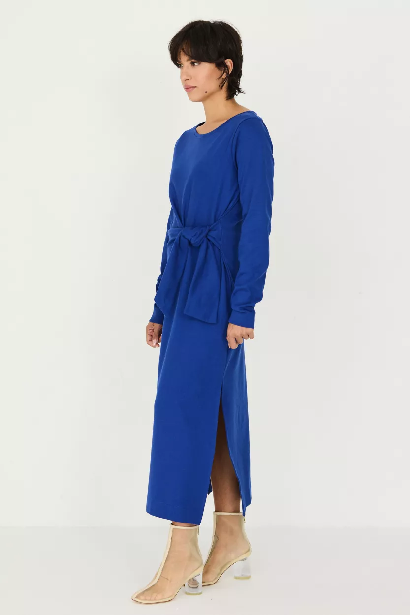 Robe IDE-GOTS bleu électrique – vue 3