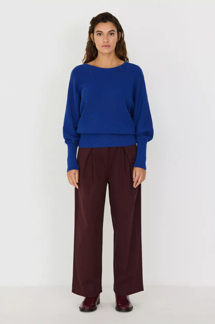 Pull IBAR-GOTS bleu électrique – vue 3