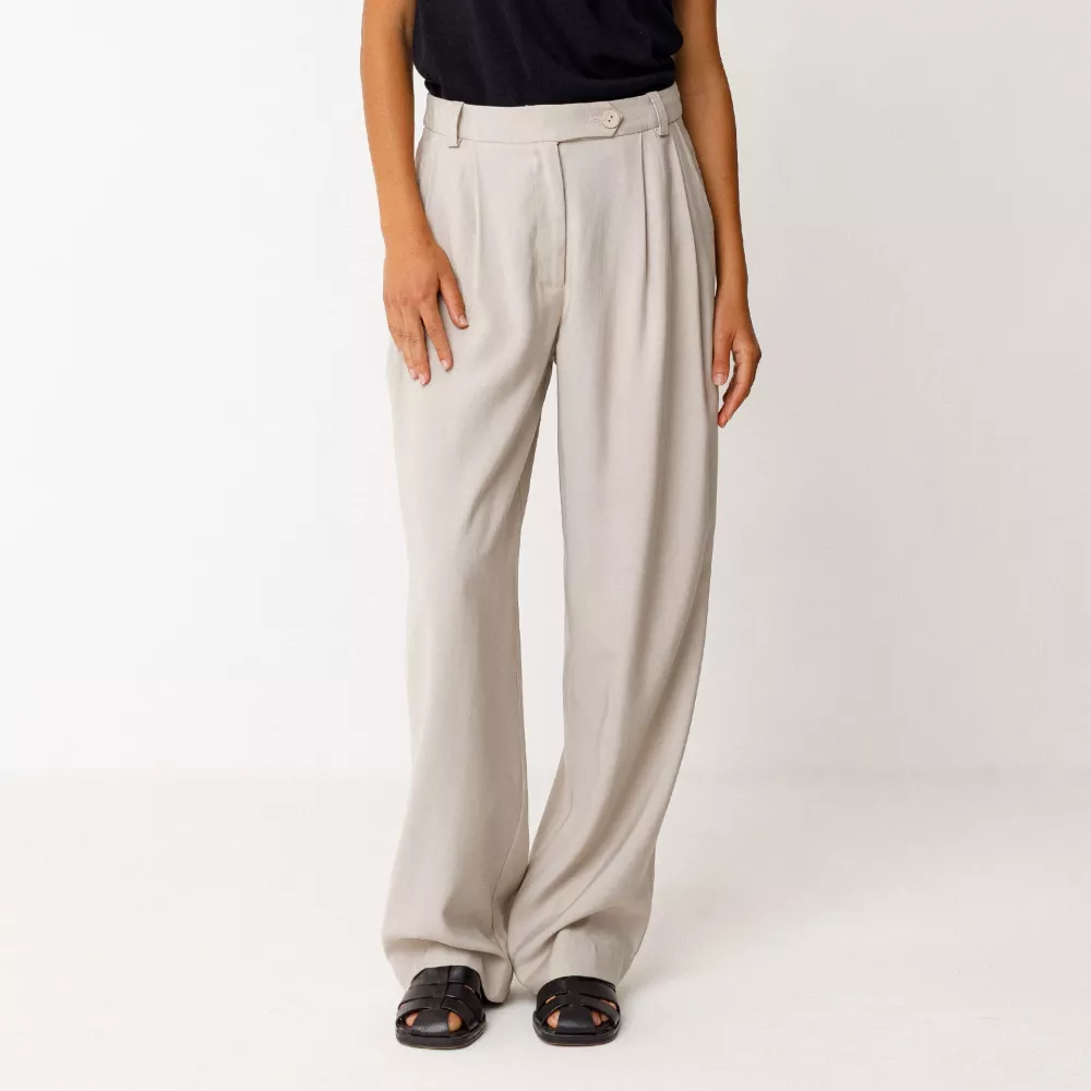 Pantalon HAIDE gris clair