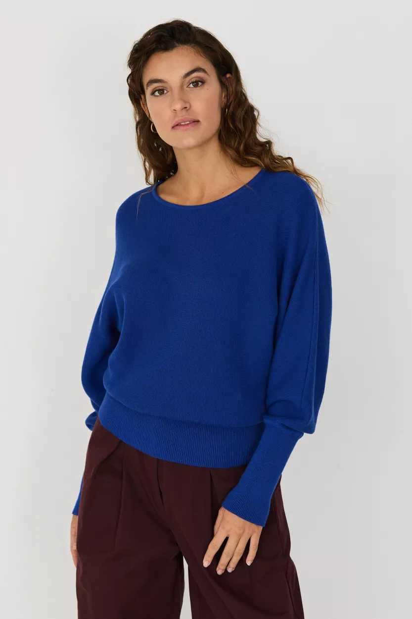 Pull IBAR-GOTS bleu électrique – vue 2