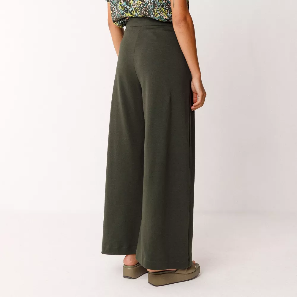 Pantalon MOIRA-GOTS vert kaki foncé – vue 3