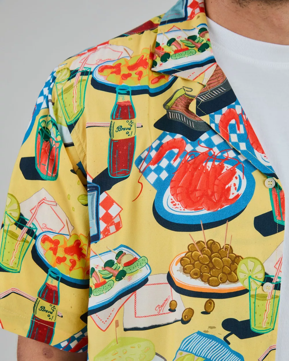 Chemise Homme Aloha CHIRINGUITO jaune – vue 4