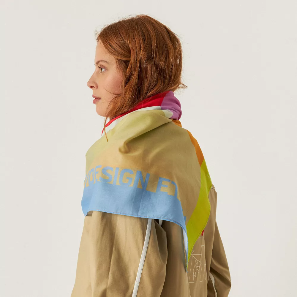 Foulard BELA-GOTS multicolore – vue 2