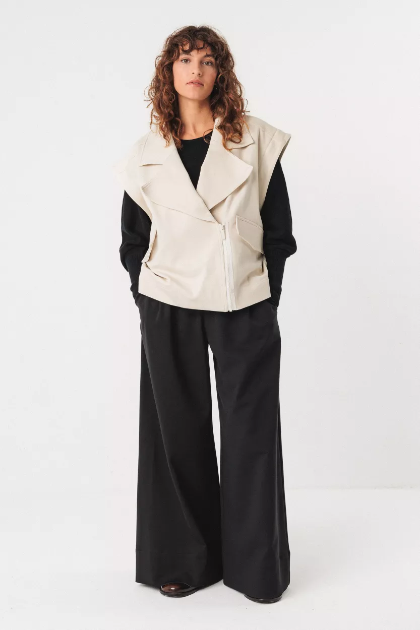 Veste MAREN crème – vue 3