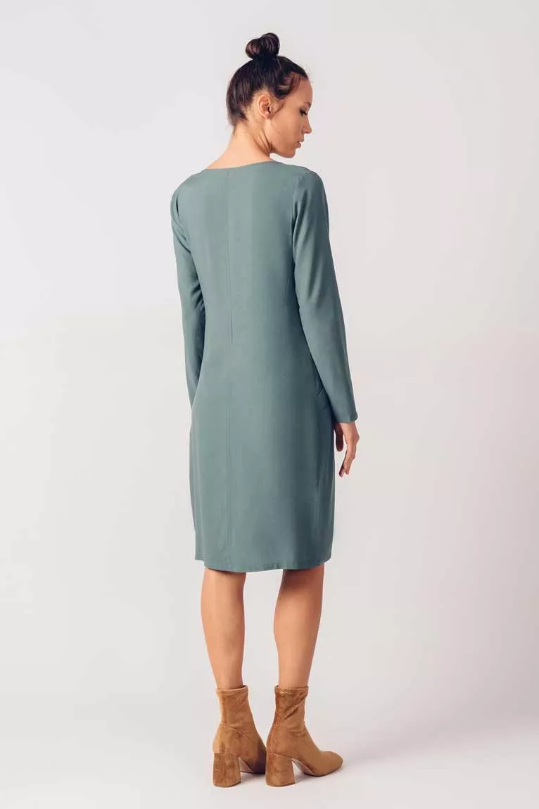 Robe IZPURA émeraude – vue 4