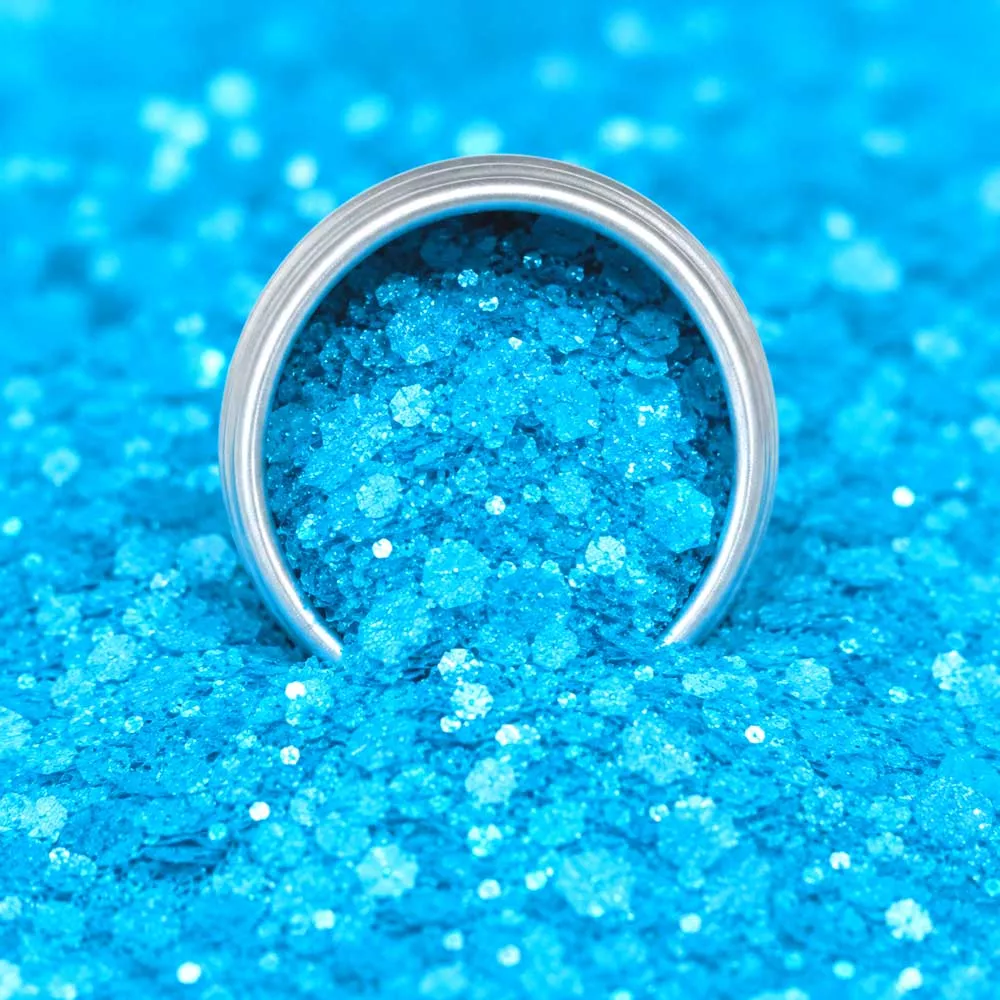 Paillettes Néon Bleu – vue 3