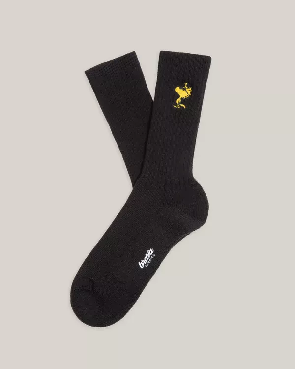Chaussettes PEANUTS Woodstock noires – vue 2