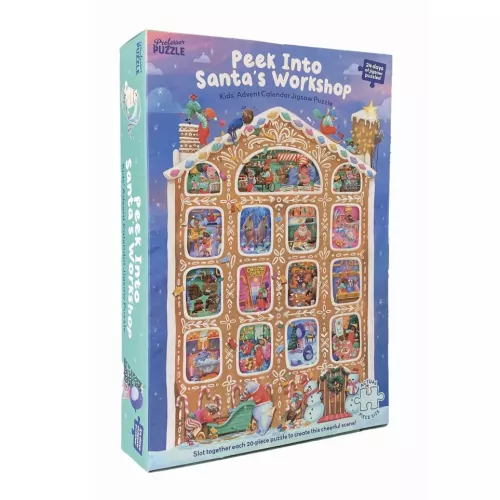 Calendrier de l'avent ENFANT 24 puzzles 20 pièces