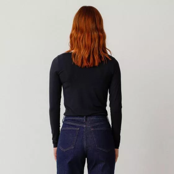 T-shirt SEI noir – vue 3