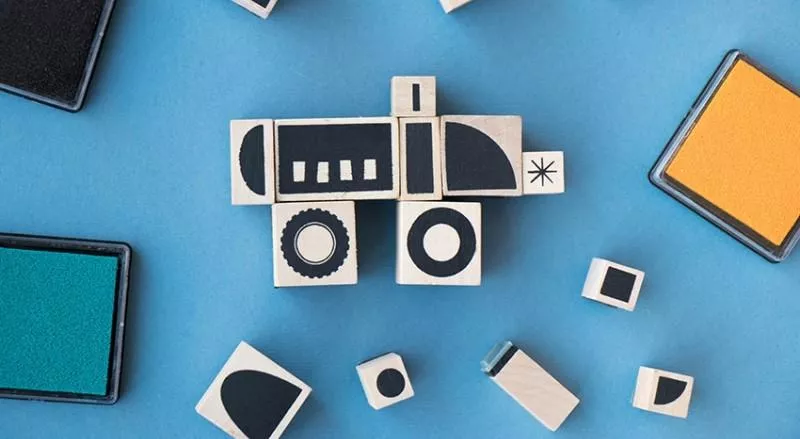 Jeu tampons BAM! Transports – vue 3